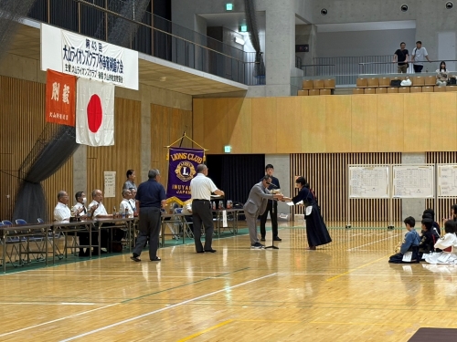 剣道大会準優勝