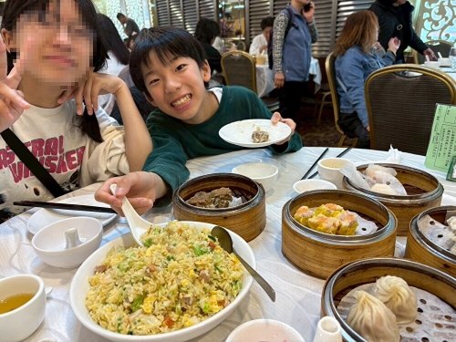 ロンドンレストラン　チャーハンも美味しかった～