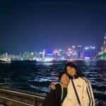 チムサーチョイプロムナードからの夜景